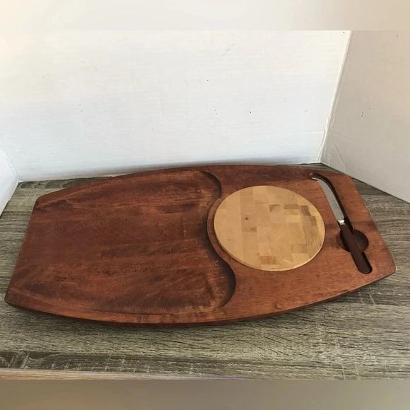 Vtg  Baribocraft Charcuterie Board - Picture 1 of 12